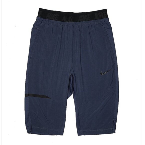 Nike Pants - NIKE Athletic Navy Blue Capri Pants Size M